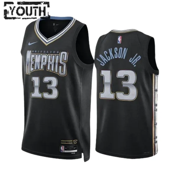 Nike Dječji Dres Memphis Grizzlies Jaren Jackson JR 13 City Edition 2022/23 Swingman Crna