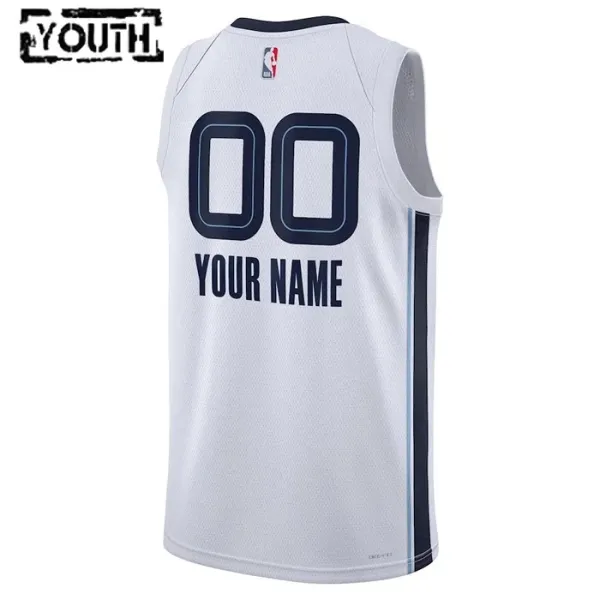Nike Dječji Dres Memphis Grizzlies Personalizacija Association Edition Swingman Bijela