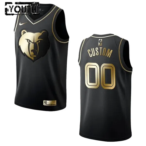 Nike Dječji Dres Memphis Grizzlies Personalizacija Golden Edition Swingman Crna Nike Dječji Dres Memphis Grizzlies Personalizacija Golden Edition Swingman Crna