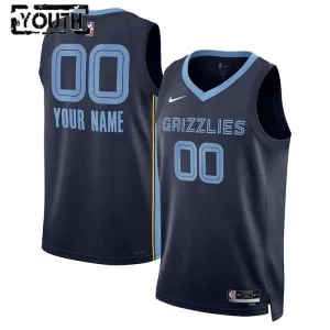 Nike Dječji Dres Memphis Grizzlies Personalizacija Icon Edition Swingman Navy