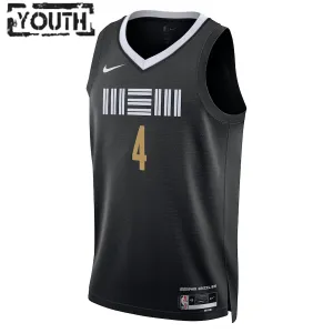 Nike Dječji Dres Memphis Grizzlies Steven Adams City Edition 2023/24 Swingman Crna