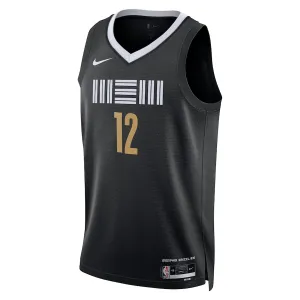 Nike Muški Dres Memphis Grizzlies Ja Morant City Edition 2023/24 Swingman Crna