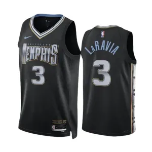 Nike Muški Dres Memphis Grizzlies Jake Laravia 3 City Edition 2022/23 Swingman Crna