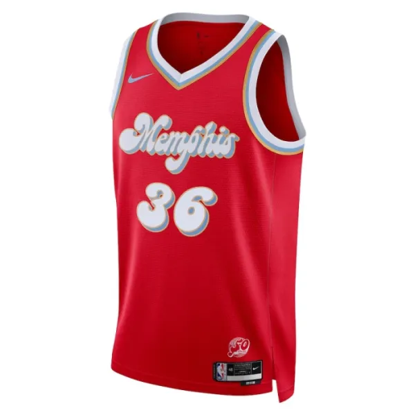 Nike Muški Dres Memphis Grizzlies Marcus Smart City Edition 2024/25 Swingman Crvena