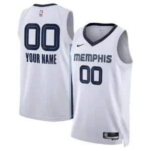 Nike Muški Dres Memphis Grizzlies Personalizacija Association Edition Swingman Bijela