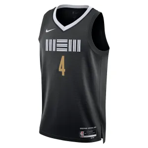 Nike Muški Dres Memphis Grizzlies Steven Adams City Edition 2023/24 Swingman Crna