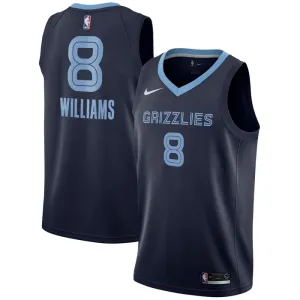 Nike Muški Dres Memphis Grizzlies Zaire Williams 8 Icon Edition Swingman Navy