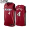 Dječji Dres Miami Heat Jordan Victor Oladipo 4 Icon Edition Swingman Crvena