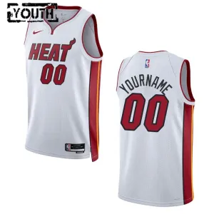 Dječji Dres Miami Heat White Personalizacija Association Edition 2023/24 Swingman