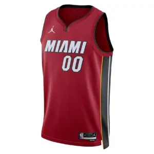 Muški Dres Miami Heat Jordan Personalizacija Statement Edition Swingman Crvena