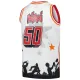 Muški Dres Miami Heat Mitchell Ness x Tats Cru Edition Hardwood Classics 2023/24 Swingman Bijela