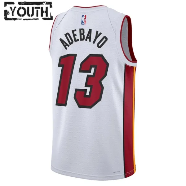 Nike Dječji Dres Miami Heat Bam Adebayo 13 Association Edition Swingman Bijela