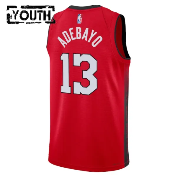 Nike Dječji Dres Miami Heat Bam Adebayo City Edition 2024/25 Swingman Crvena
