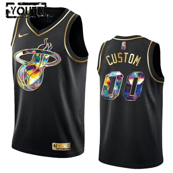 Nike Dječji Dres Miami Heat Diamond Edition Personalizacija Swingman Crna Nike Dječji Dres Miami Heat Diamond Edition Personalizacija Swingman Crna