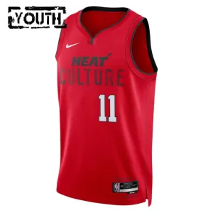 Nike Dječji Dres Miami Heat Jaime Jaquez JR City Edition 2024/25 Swingman Crvena