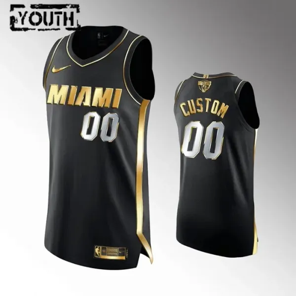 Nike Dječji Dres Miami Heat Limited Personalizacija Golden Edition Swingman Crna Nike Dječji Dres Miami Heat Limited Personalizacija Golden Edition Swingman Crna