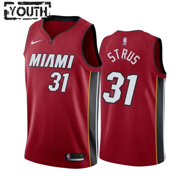 Nike Dječji Dres Miami Heat Max Strus 31 Statement Edition Swingman Crvena Nike Dječji Dres Miami Heat Max Strus 31 Statement Edition Swingman Crvena
