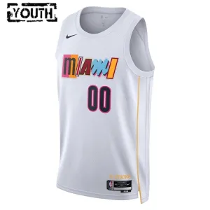 Nike Dječji Dres Miami Heat Personalizacija City Edition 2022/23 Swingman Bijela