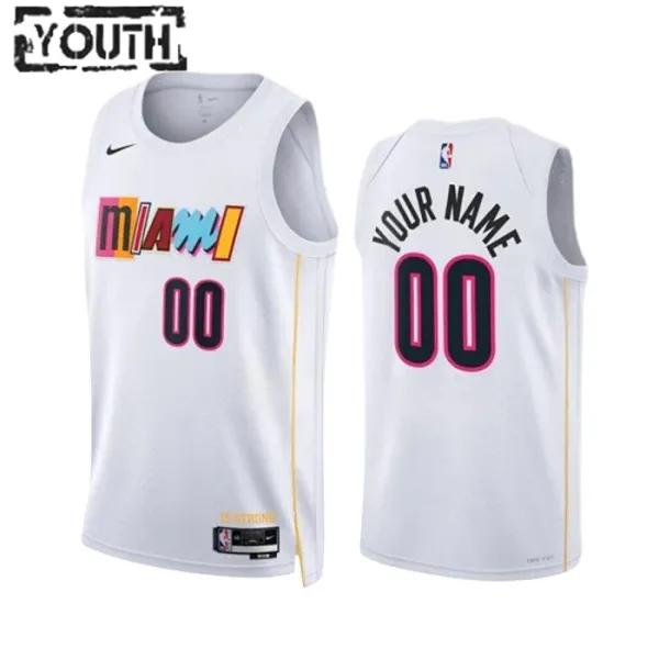 Nike Dječji Dres Miami Heat Personalizacija City Edition 2022/23 Swingman Bijela Nike Dječji Dres Miami Heat Personalizacija City Edition 2022/23 Swingman Bijela