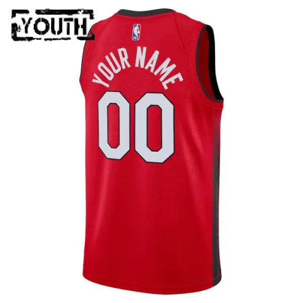 Nike Dječji Dres Miami Heat Personalizacija City Edition 2024/25 Swingman Crvena