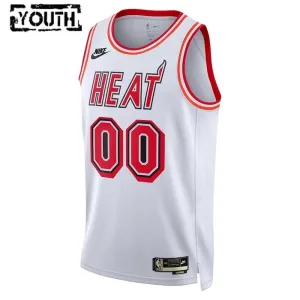 Nike Dječji Dres Miami Heat Personalizacija Classic Edition 2022/23 Swingman Bijela