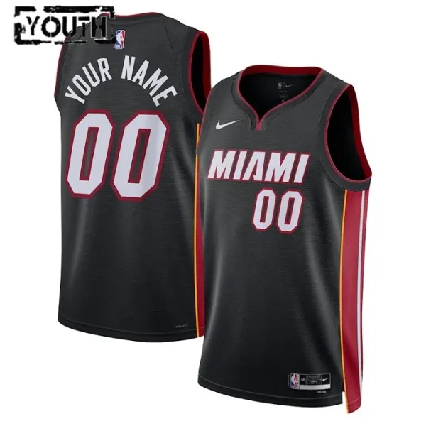 Nike Dječji Dres Miami Heat Personalizacija Icon Edition Swingman Crna Nike Dječji Dres Miami Heat Personalizacija Icon Edition Swingman Crna