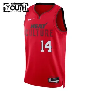 Nike Dječji Dres Miami Heat Tyler Herro City Edition 2024/25 Swingman Crvena