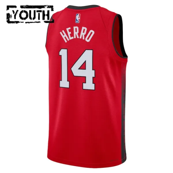 Nike Dječji Dres Miami Heat Tyler Herro City Edition 2024/25 Swingman Crvena