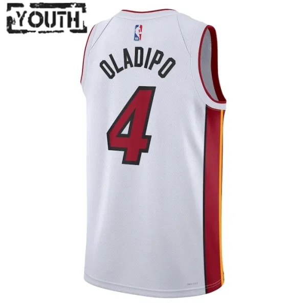 Nike Dječji Dres Miami Heat Victor Oladipo 4 Association Edition Swingman Bijela