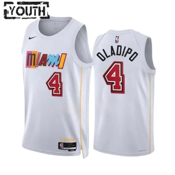 Nike Dječji Dres Miami Heat Victor Oladipo 4 City Edition 2022/23 Swingman Bijela Nike Dječji Dres Miami Heat Victor Oladipo 4 City Edition 2022/23 Swingman Bijela