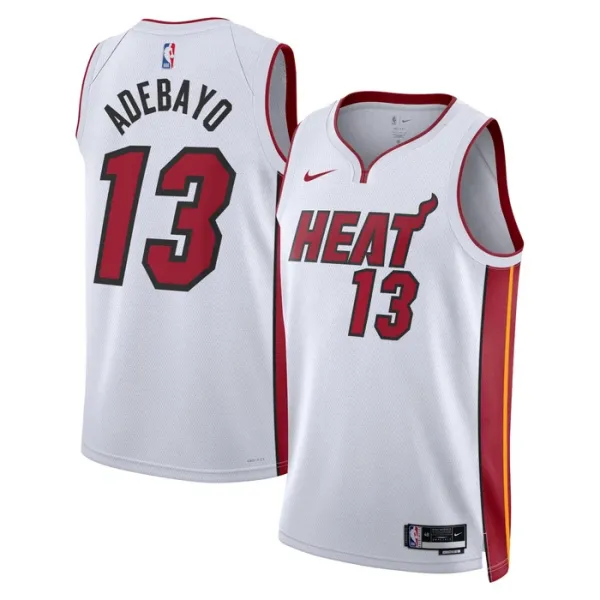 Nike Muški Dres Miami Heat Bam Adebayo 13 Association Edition Swingman Bijela Nike Muški Dres Miami Heat Bam Adebayo 13 Association Edition Swingman Bijela
