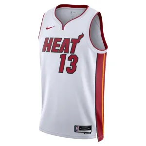 Nike Muški Dres Miami Heat Bam Adebayo 13 Association Edition Swingman Bijela