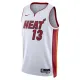 Nike Muški Dres Miami Heat Bam Adebayo 13 Association Edition Swingman Bijela
