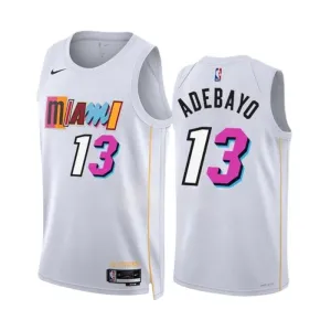 Nike Muški Dres Miami Heat Bam Adebayo 13 City Edition 2022/23 Swingman Bijela