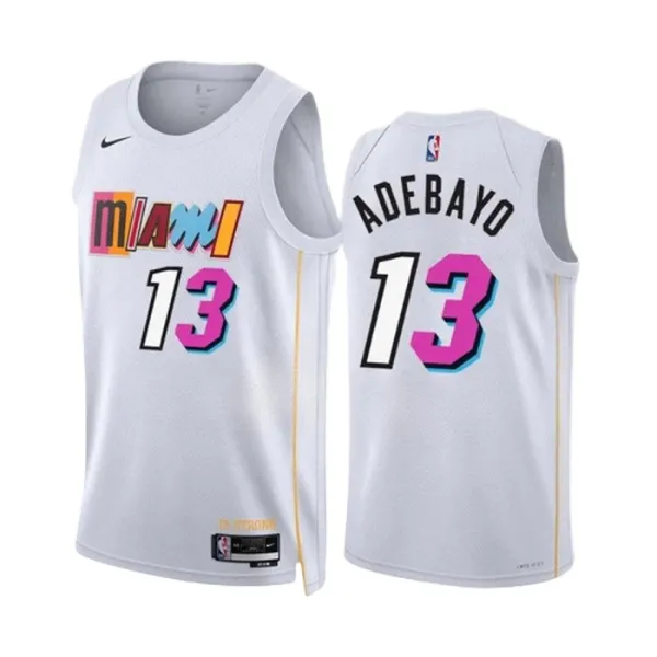 Nike Muški Dres Miami Heat Bam Adebayo 13 City Edition 2022/23 Swingman Bijela Nike Muški Dres Miami Heat Bam Adebayo 13 City Edition 2022/23 Swingman Bijela