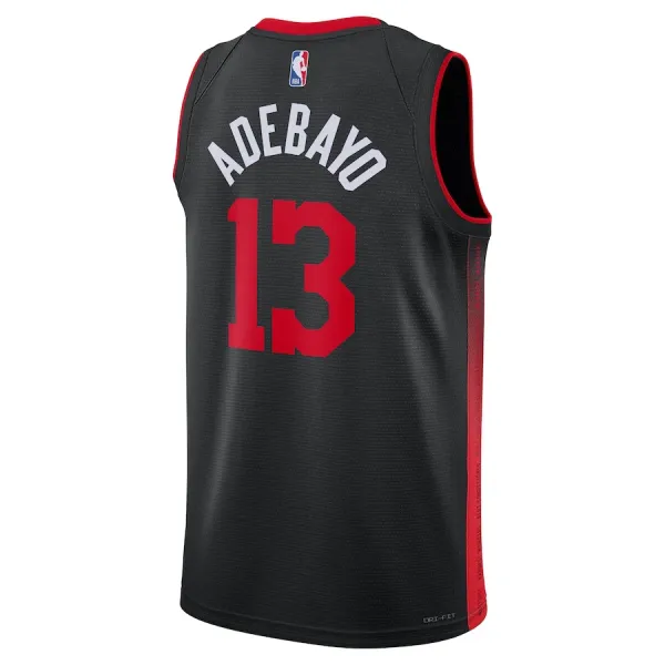 Nike Muški Dres Miami Heat Bam Adebayo City Edition 2023/24 Swingman Crna