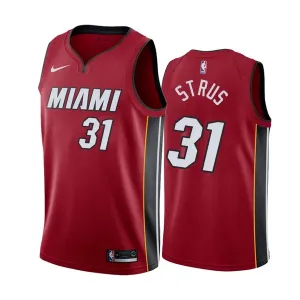 Nike Muški Dres Miami Heat Max Strus 31 Statement Edition Swingman Crvena