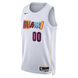 Nike Muški Dres Miami Heat Personalizacija City Edition 2022/23 Swingman Bijela