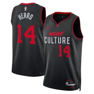 Nike Muški Dres Miami Heat Tyler Herro 14 City Edition 2023/24 Swingman Crna