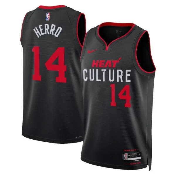 Nike Muški Dres Miami Heat Tyler Herro 14 City Edition 2023/24 Swingman Crna Nike Muški Dres Miami Heat Tyler Herro 14 City Edition 2023/24 Swingman Crna