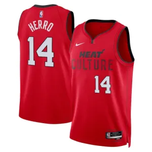 Nike Muški Dres Miami Heat Tyler Herro City Edition 2024/25 Swingman Crvena