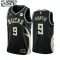 Dječji Dres Milwaukee Bucks Bobby Portis JR 9 Jordan Statement Edition Swingman Crna