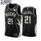 Dječji Dres Milwaukee Bucks Jrue Holiday 21 Jordan Statement Edition Swingman Crna