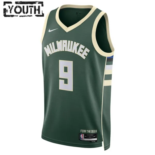 Nike Dječji Dres Milwaukee Bucks Bobby Portis JR 9 Icon Edition Swingman Zelena