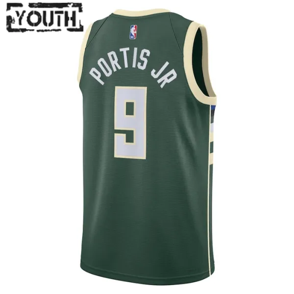 Nike Dječji Dres Milwaukee Bucks Bobby Portis JR 9 Icon Edition Swingman Zelena