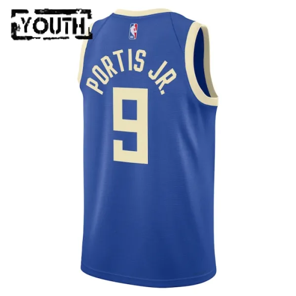Nike Dječji Dres Milwaukee Bucks Bobby Portis JR City Edition 2024/25 Swingman Plava
