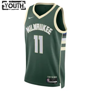 Nike Dječji Dres Milwaukee Bucks Brook Lopez 11 Icon Edition Swingman Zelena