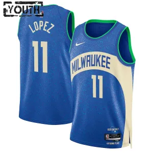 Nike Dječji Dres Milwaukee Bucks Brook Lopez City Edition 2023/24 Swingman