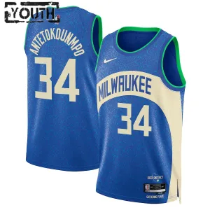 Nike Dječji Dres Milwaukee Bucks Giannis Antetokounmpo City Edition 2023/24 Swingman