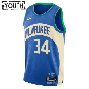 Nike Dječji Dres Milwaukee Bucks Giannis Antetokounmpo City Edition 2023/24 Swingman